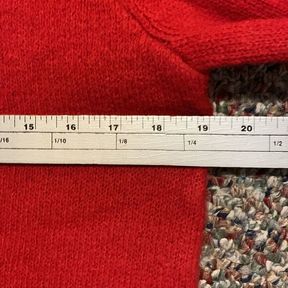 Cupcakes And Cashmere Red French Bulldog Crewneck Sweater Size M - Picture 11 of 12